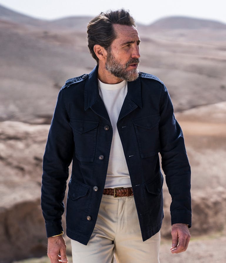 Asphalte - La Veste Jungle - Satin en cotton
